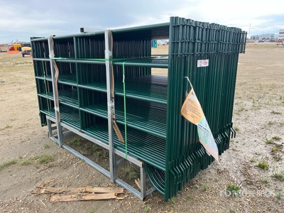 Quantity of 2025 Suihe NP10-54-2 112 in Powder Coated Livestock Panel (Unused)