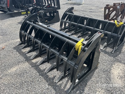 All-Star 84 in Heavy Duty Skid Steer Root Rake (Unused)