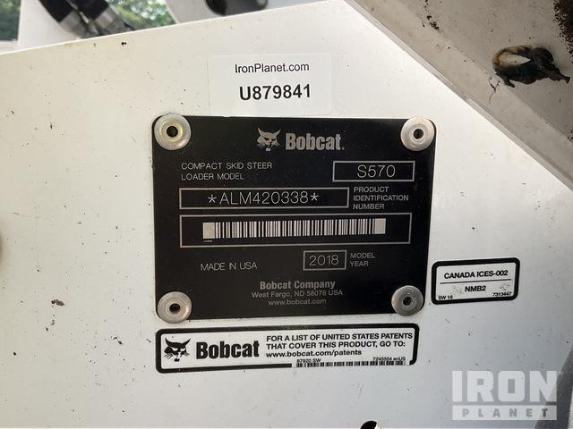MINI CARGADOR SOBRE RUEDAS 2018 BOBCAT S570