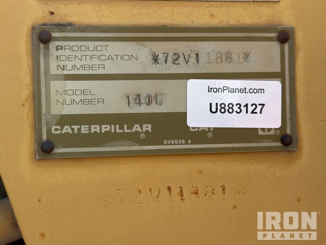 MOTOCONFORMADORA CATERPILLAR 140G 1989