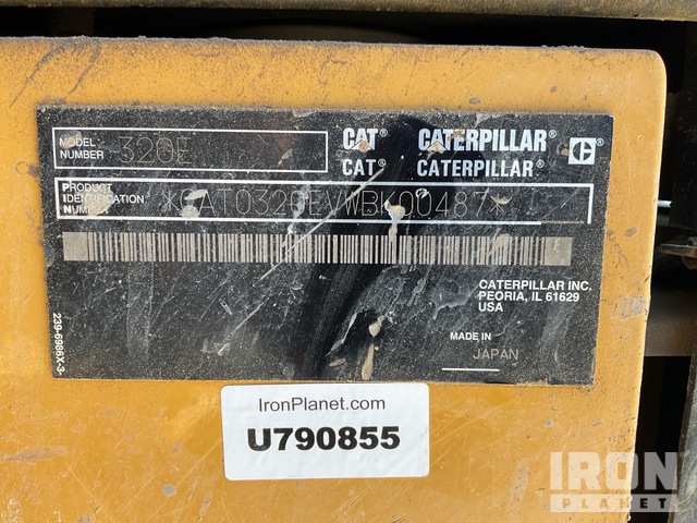 EXCAVADORA 2012 CATERPILLAR 320E