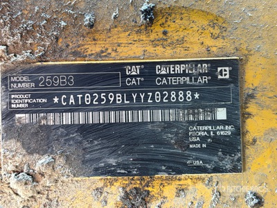 2012 Cat 259B Compact Track Loader