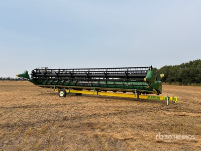2008 John Deere 635F 35 ft Flex Hydraflex Cabezal de cosechadora trilladora