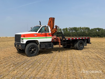 1978 Hiab 965 10030 lb Knuckle Boom on 1994 GMC Topkick 4x2 Kranwägen