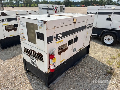 2017 Multiquip DCA25SSIU4F 20 kW Skid-Mounted Generator set