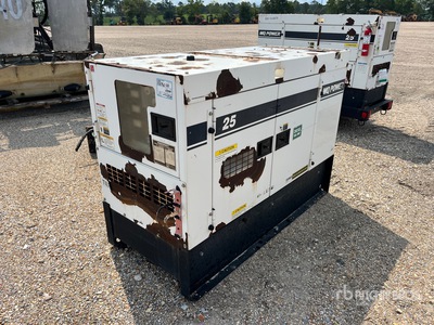 2017 Multiquip DCA25SSIU4F 20 kW Skid-Mounted Generator set