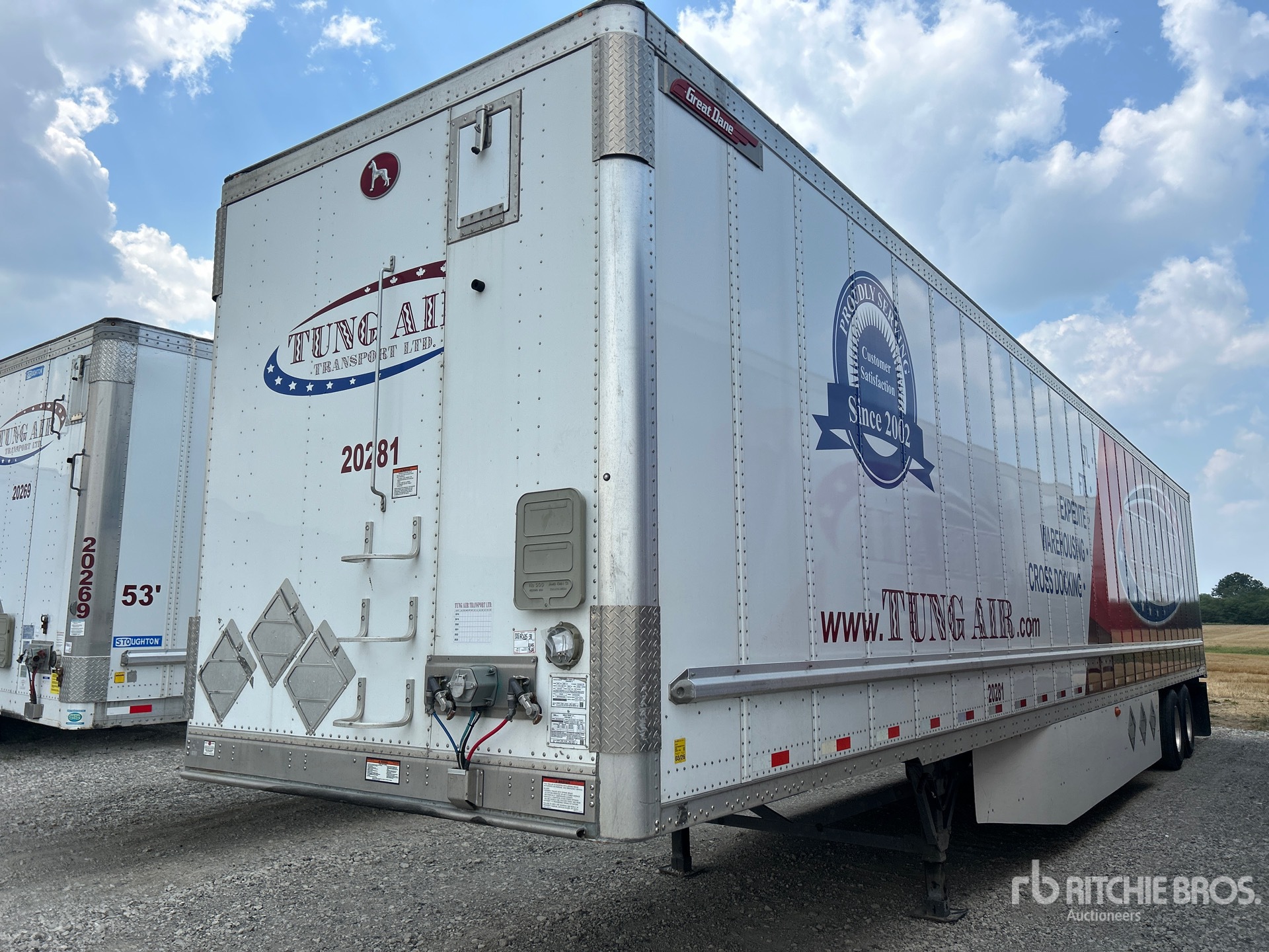 2021 Great Dane 53 ft x 102 in T/A バントレーラー