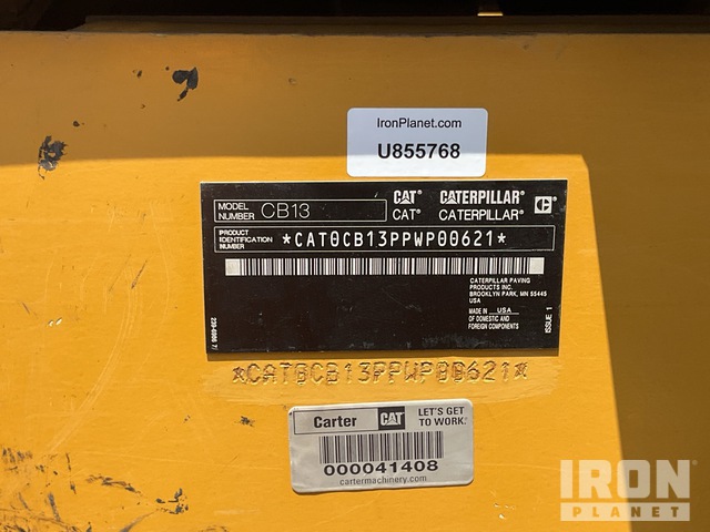 COMPACTADOR 2021 CATERPILLAR CB13