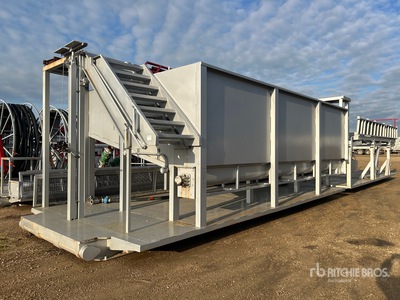 12 ft x 53 ft 5 in Shaker Skid معدات الحفر