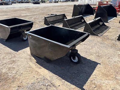 Kit Containers MSS-WB 35 in Mini Skid Steer Wheel Barrow (Unused)