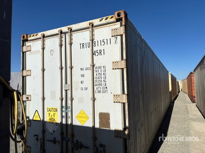 40 ft High Cube Refrigerated Storage Container