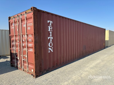 2008 40 ft High Cube Storage Container