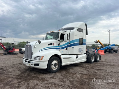 2012 Kenworth T660 6x2 T/A Sleeper Truck Tractor