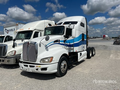 2012 Kenworth T600 6x2 Cabeza Tractora Cabina Dormitorio (Inoperable)