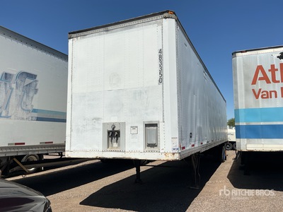 1985 Strick 48 ft x 102 in Sliding T/A Remolque de furgoneta