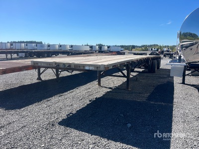 1999 Western 45 ft T/A Spread Axle Flatbed Trailer