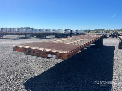 1979 Aztec 40 ft Tri/A Flatbed Trailer