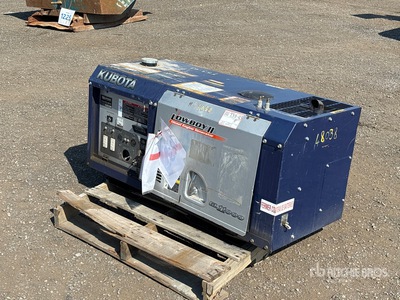 Kubota GL11000 10 kW Skid-Mounted Generator Set (Inoperable)