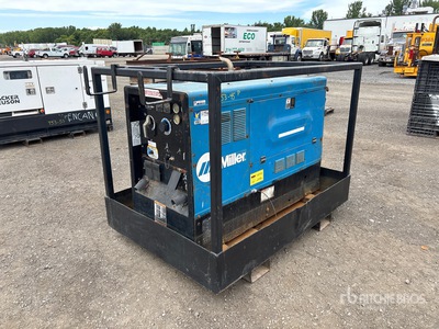 2012 Miller Big Blue 400P 400 A Skid-Mounted Multi-Process Soudeuse à moteur