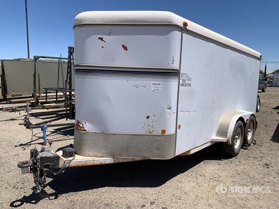 1995 Western World  16 ft T/A Enclosed Trailer