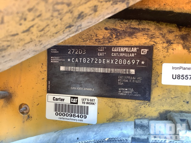 MINI CARGADOR SOBRE RUEDAS 2020 CATERPILLAR 272D3