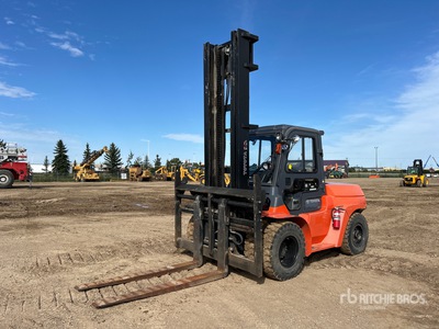 Toyota 7FGU80 16100 lb Pneumatic Tire Chariot Élévateur