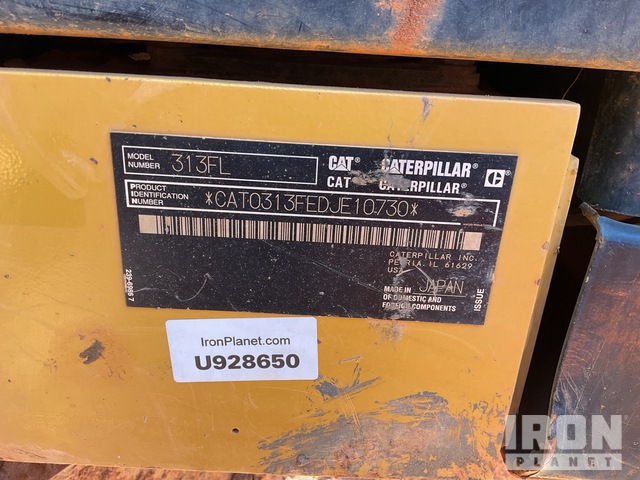 EXCAVADORA 2019 CATERPILLAR 313FL