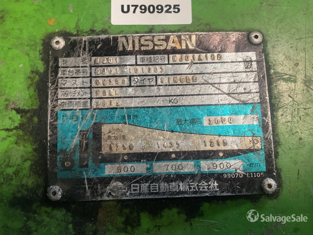 MONTACARGAS NISSAN NJ01