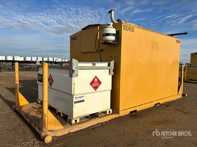 Stamford 100 105 kW Skid-Mounted Enclosed Generator