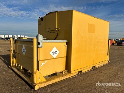 Stamford UCI274D1L 32D 100 kW Skid-Mounted Enclosed Generador