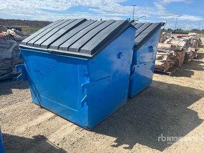 Quantity of (2) 4 Yd Garbage Bins