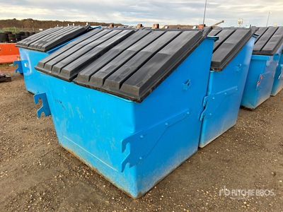 Quantity of (2) 4 Yd Garbage Bins