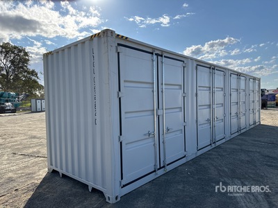 2025 40 ft High Cube Multi-Door Storage Container