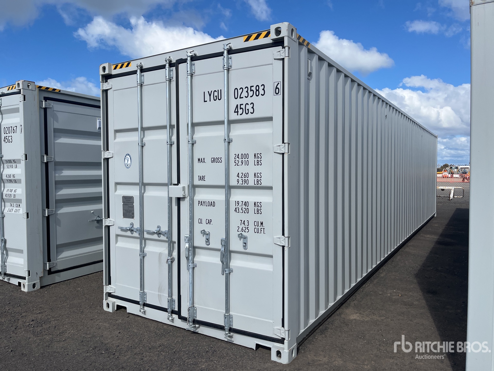2025 40 ft High Cube Multi-Door Contenedor de almacenamiento