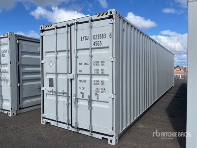 2025 40 ft High Cube Multi-Door Contenedor de almacenamiento