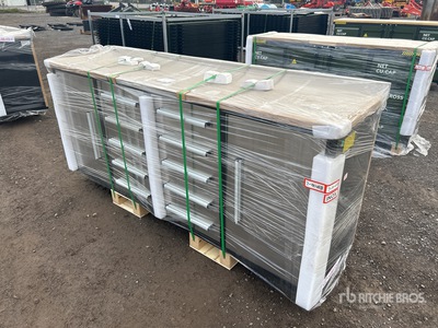 Suihe 2200 mm 10-Drawer Établi de travail (Unused)