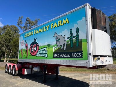 2013 Vawdrey 7.2 m B-Double Lead Rollback Tri/A Refrigerated Trailer