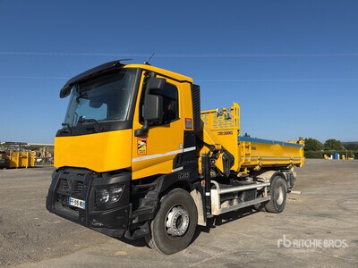 2019 Palfinger PK14002 EH on 2019 Renault C380 4x2 Camion-benne avec grue