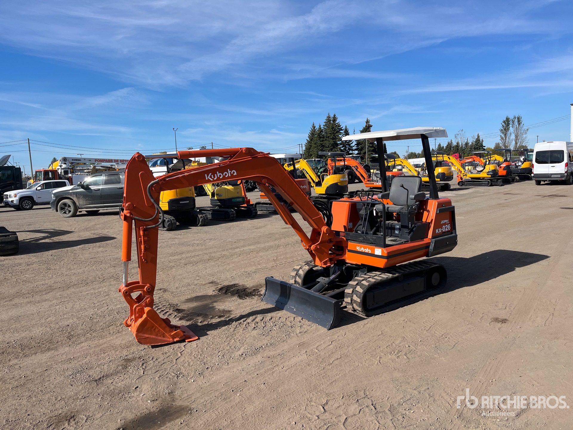 1990 Kubota KX-026 حفارة صغيرة