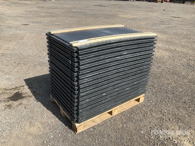Quantity of (35) Plastic Road Plates (Unused)