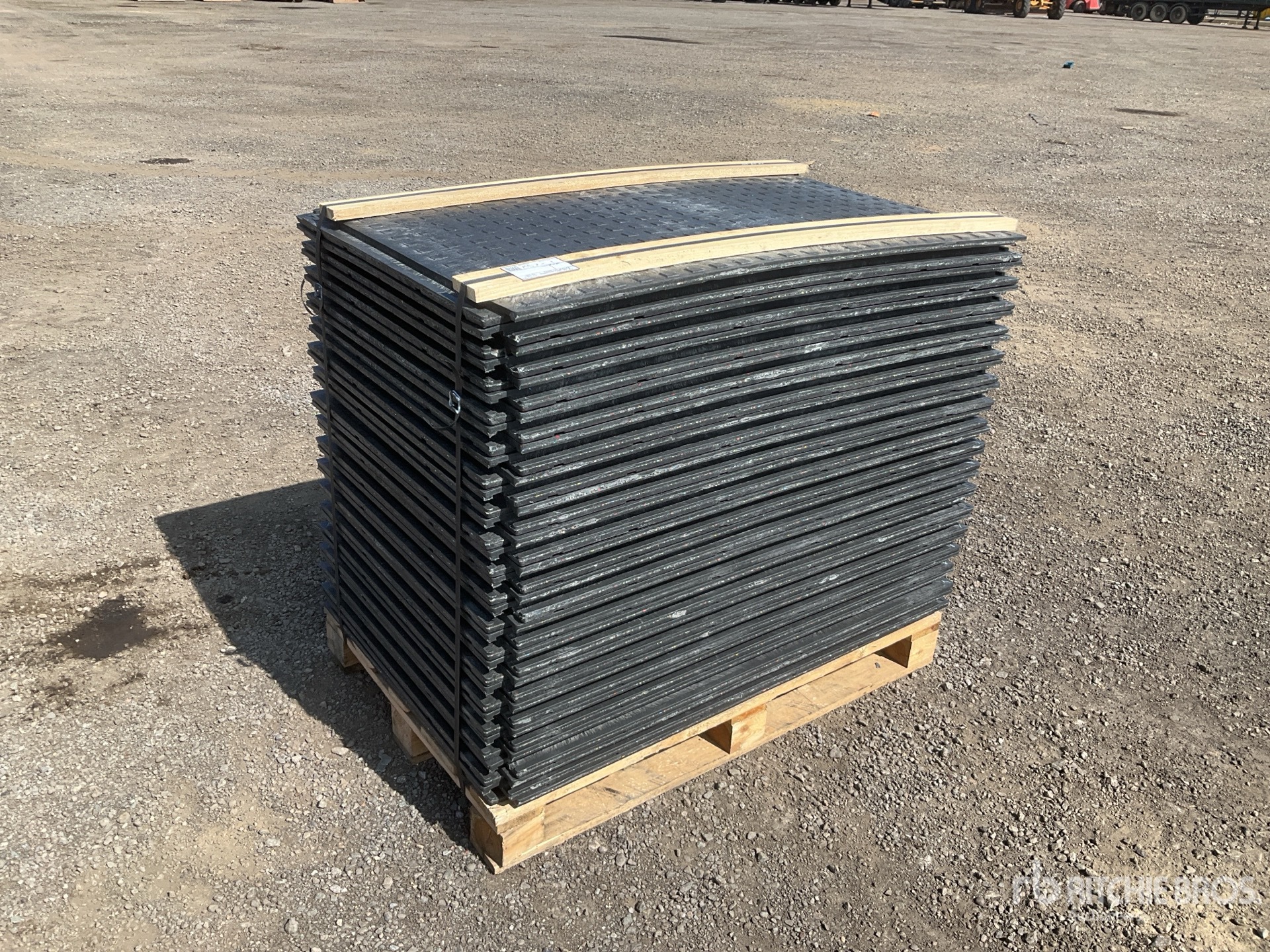 Quantity of (35) Plastic Road Plates (Unused)