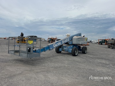 2014 Genie S-60X 4WD Diesel Telescopic Boom Lift