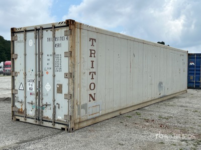 40 ft High Cube Refrigerated Storage Container (Inoperable)
