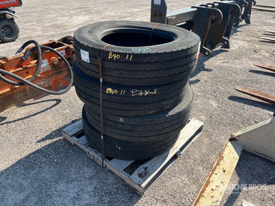 Quantity of (4) 285/75R24.5 Tires