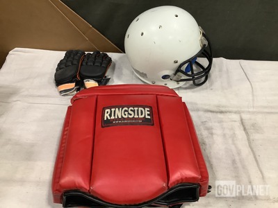 (8) Pairs of Protective Gloves, (2) Protective Chest Pads & (16) Helmets