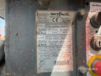 2017 Skyjack SJlll-3219 Elevador de tijera
