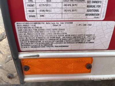 2008 Wells Cargo Enclosed Trailer