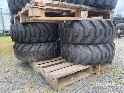 Quantity of (4) Bobcat 10x16.5 Pneus (Unused)