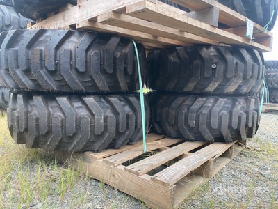Quantity of (4) Bobcat 10x16.5 Pneus (Unused)