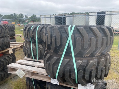 Quantity of (4) Bobcat 10x16.5 Pneus (Unused)